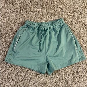 Gymshark Light Green Athletic Shorts S